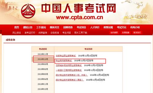 2019年执业药师考试成绩查询入口于12月27日开通